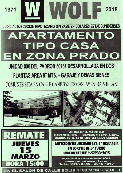 Apartamento tipo casa en Prado Apartamento tipo casa en Prado